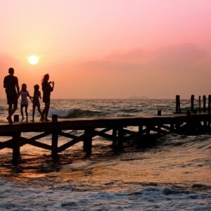 Family beach