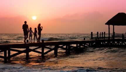 Family beach